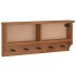 Perchero de pared SANDNES madera maciza de pino 87x12x35