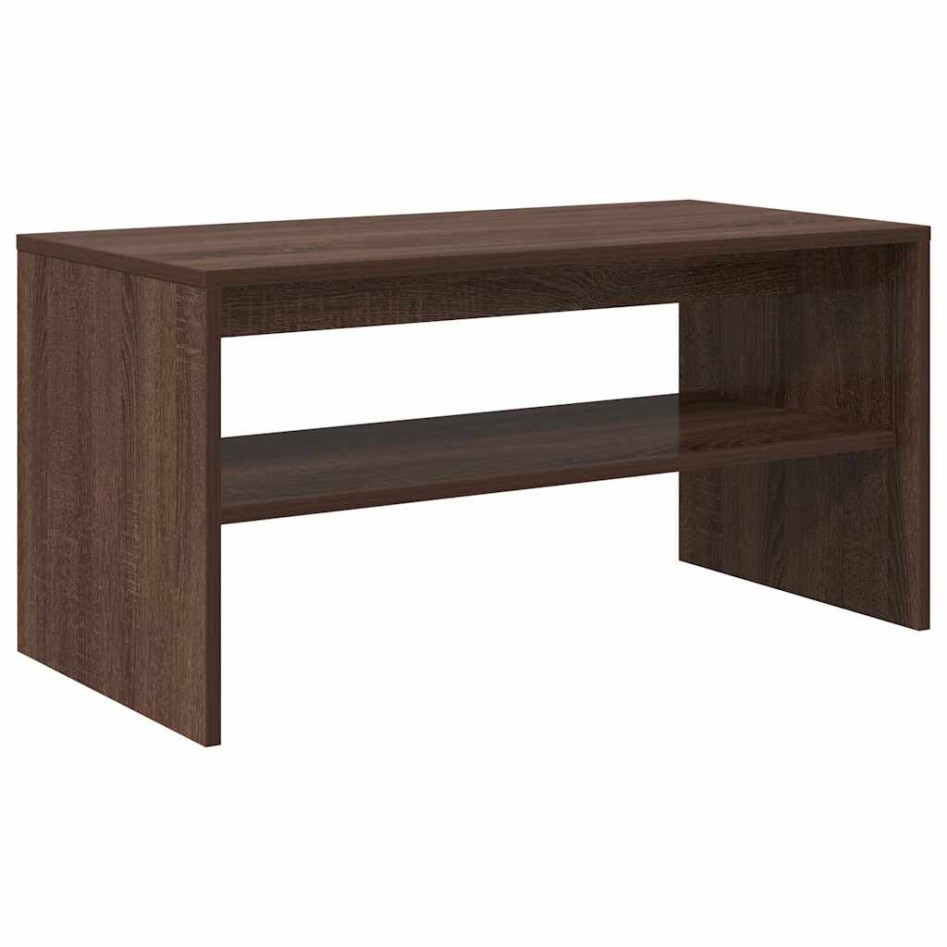 Mueble de TV madera de ingeniería marrón roble 80x40x40