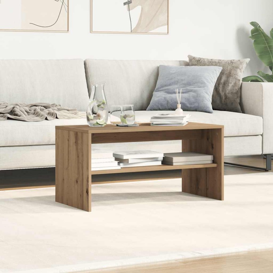 Mueble de TV madera de ingeniería roble artesanal 80x40x40