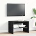 Mueble de TV madera de ingeniería roble negro 60x40x40
