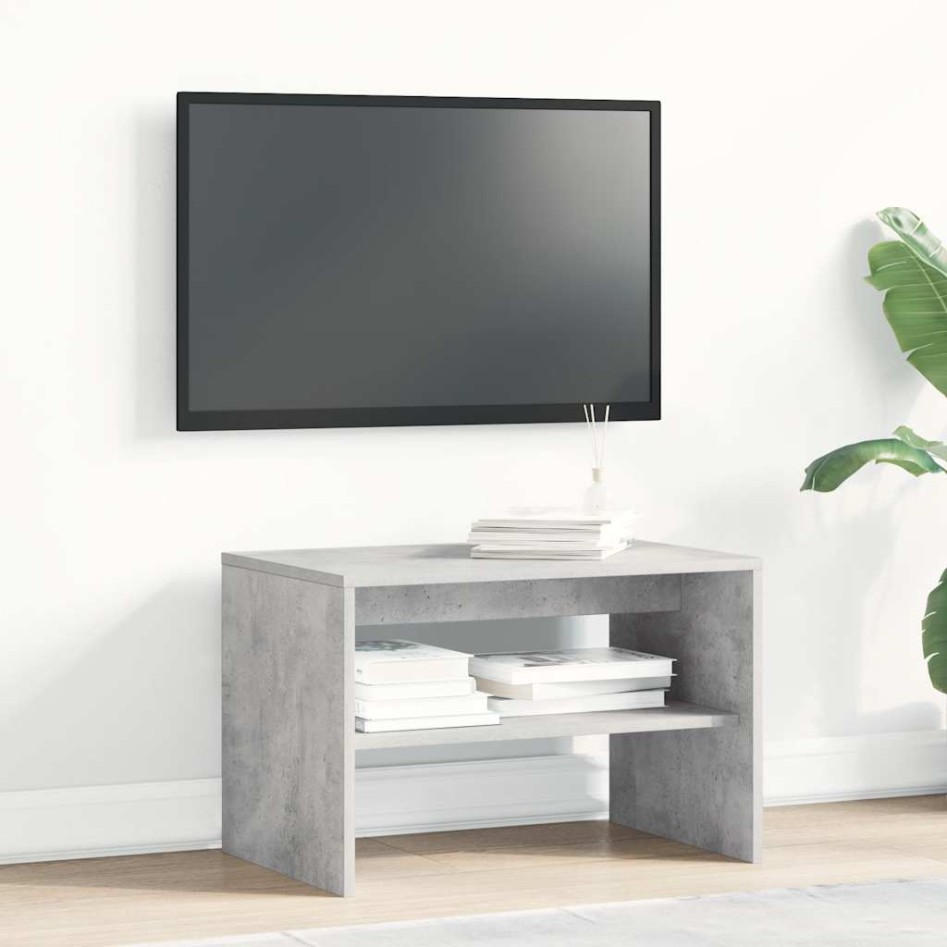 Mueble de TV madera de ingeniería gris hormigón 60x40x40