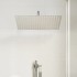 Cabezal de ducha cuadrado efecto lluvia acero inox 304 40x40