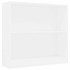 Estantería de madera contrachapada blanco 80x24x75