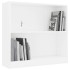 Estantería de madera contrachapada blanco 80x24x75