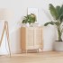 Puerta de armario de lamas 2 uds 61,5x29,5 cm madera de