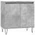 Armario de baño madera de ingeniería gris hormigón 58x33x60
