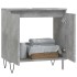Armario de baño madera de ingeniería gris hormigón 58x33x60
