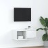 Mueble de TV de madera de ingeniería blanco 60x31x25,5