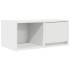 Mueble de TV de madera de ingeniería blanco 60x31x25,5