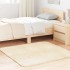 Alfombra peluda de pelo largo NAVARRA crema 120x120cm