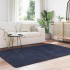 Alfombra de pelo largo NAVARRA azul marino 130x200 cm