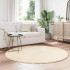 Alfombra peluda de pelo largo NAVARRA crema 160x160cm