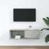 Mueble de TV de madera de ingeniería gris hormigón