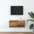 Mueble para TV madera contrachapada envejecida 60x31x25,5