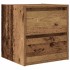 Mesilla de noche de pared de madera vieja 38x34x40