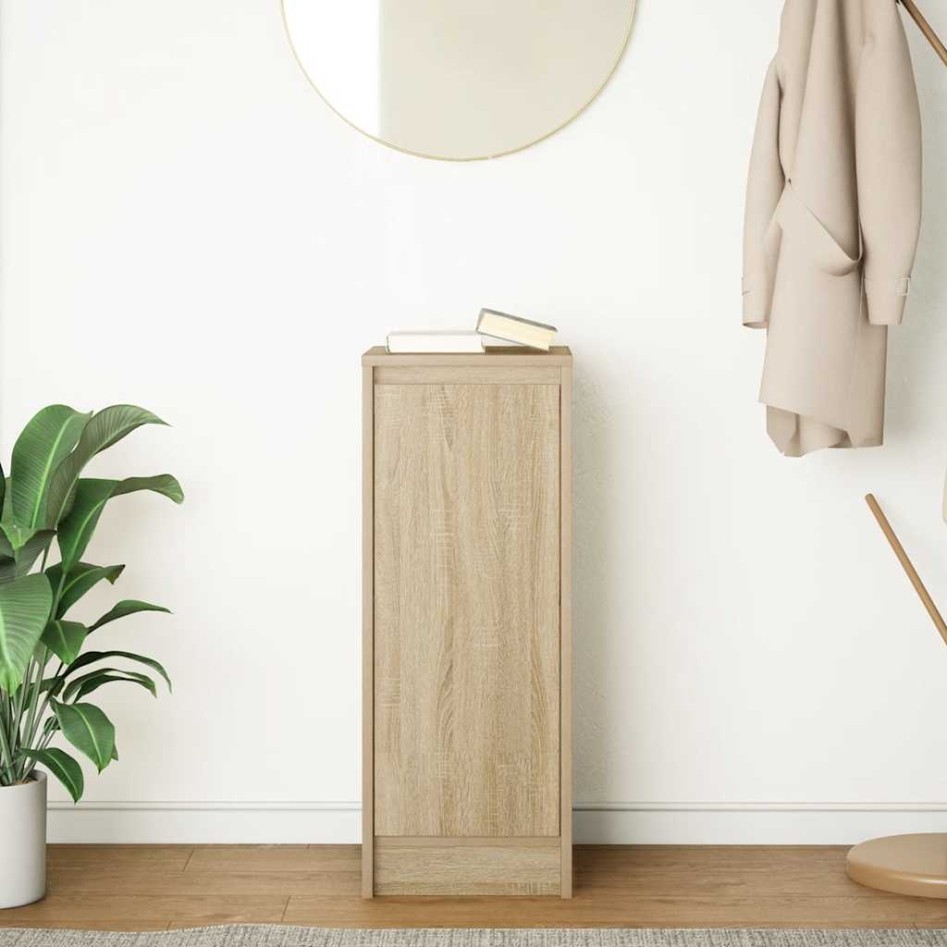 Aparador de roble Sonoma 29,5x34x76 cm Madera de