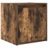 Mesilla de noche de pared roble ahumado 38x34x40