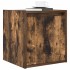 Mesilla de noche de pared roble ahumado 38x34x40