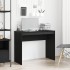 Escritorio roble negro 90x40x72 cm madera de
