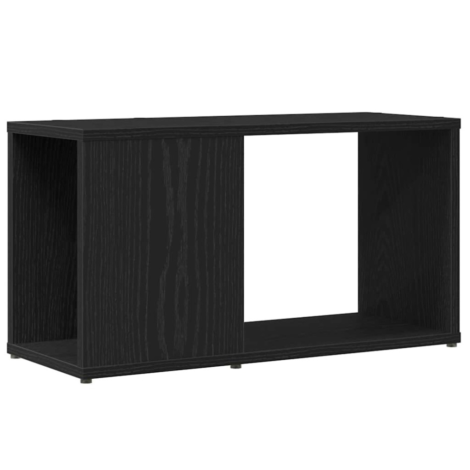 Mueble de TV de madera de roble negro 60x24x32