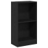 Estantería de madera de roble negro 40x24x76
