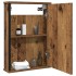 Mueble de baño con espejo de madera antigua 42x12x60