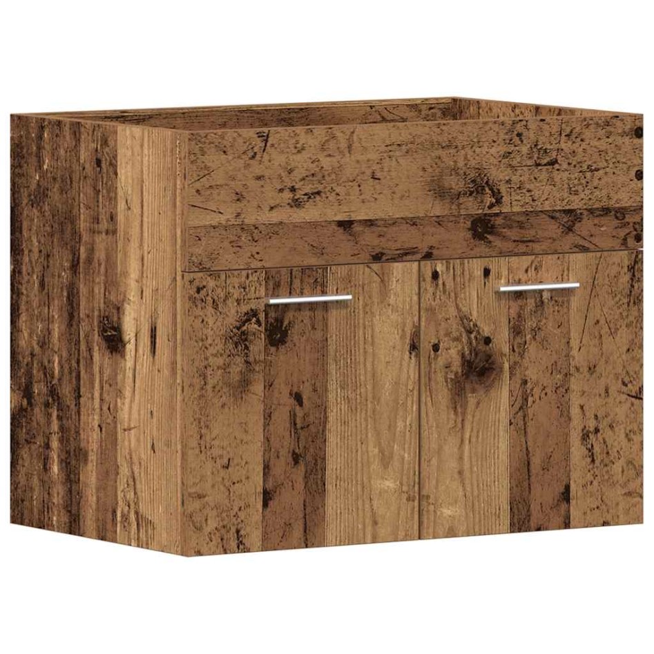 Mueble de baño para lavabo de madera antigua 60x38,5x46