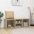 Banco zapatero de contrachapada color roble 105x35x35