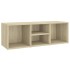 Banco zapatero de contrachapada color roble 105x35x35