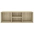 Banco zapatero de contrachapada color roble 105x35x35