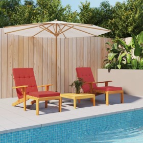 Cojines para tumbona 2 uds tela Oxford