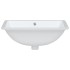 Lavabo de baño rectangular cerámica blanco 52x38,5x19,5