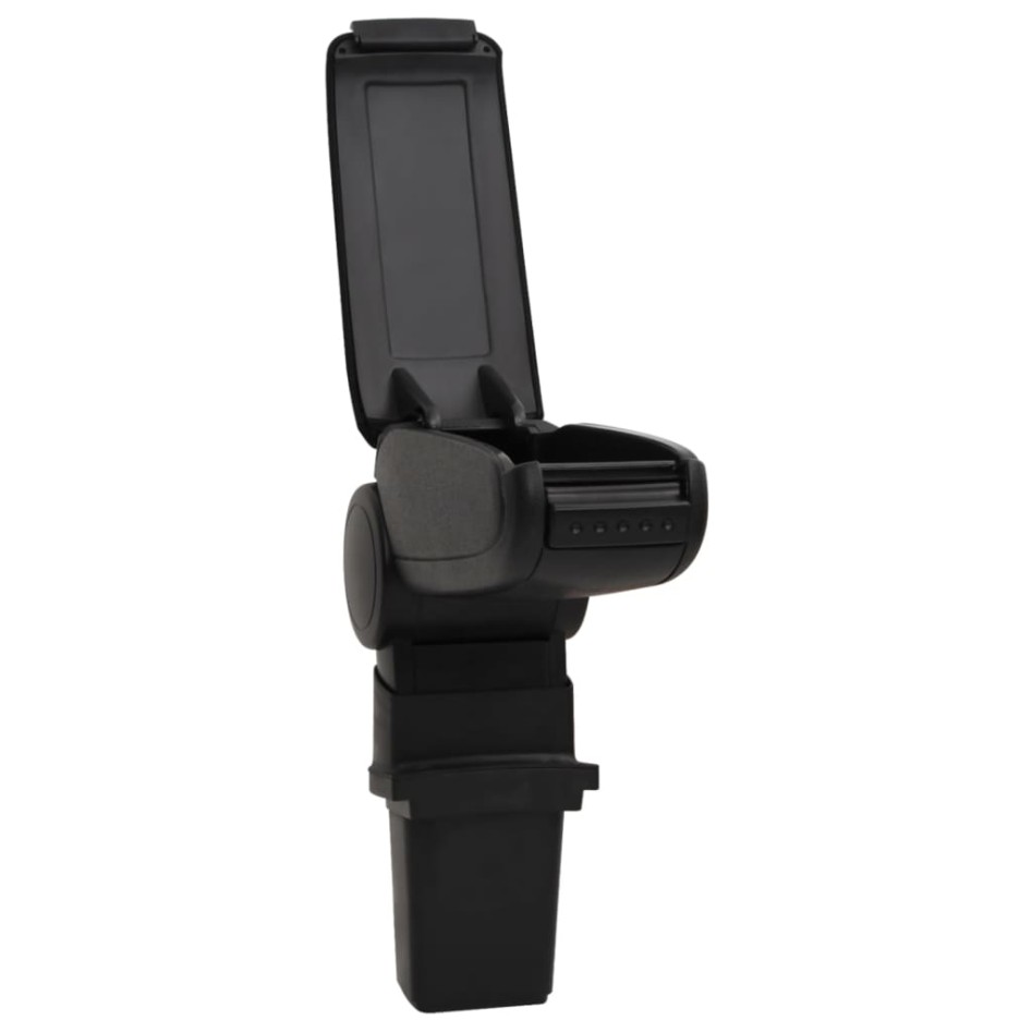 Reposabrazos para coche ABS negro 12x32x(34-50)