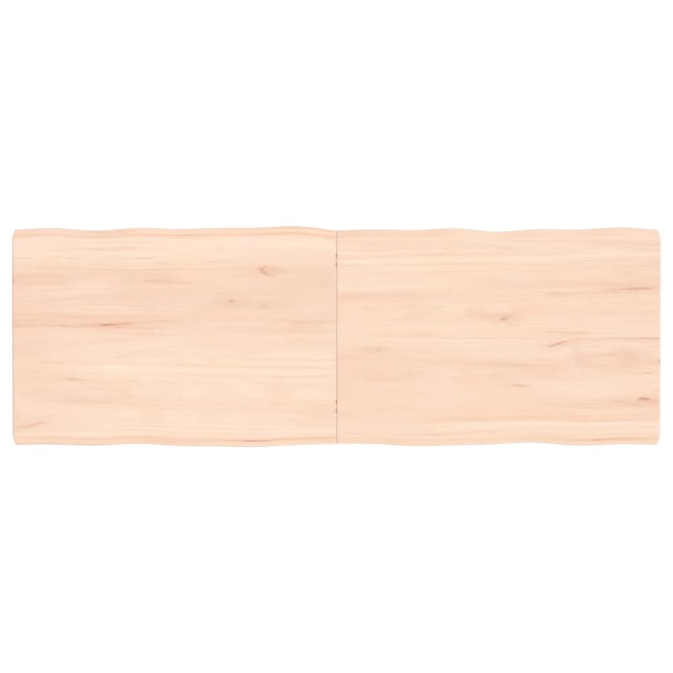 Tablero de mesa madera maciza borde natural 120x40x(2-4)