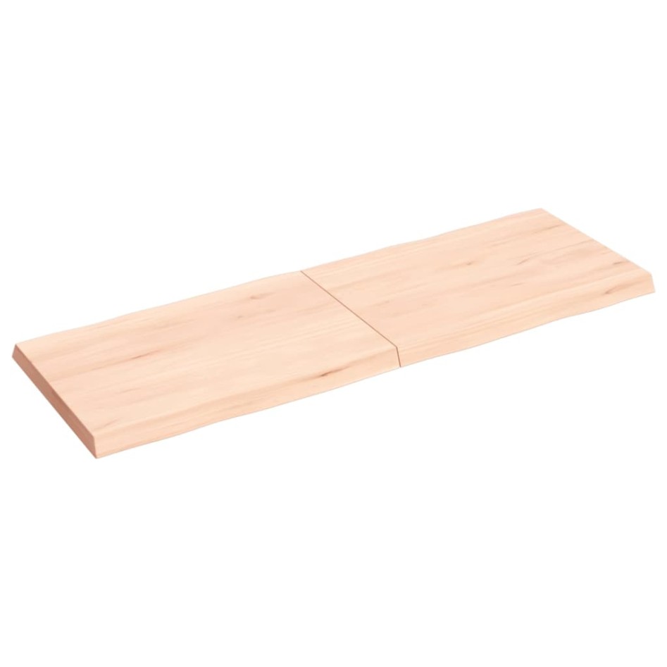 Tablero de mesa madera maciza borde natural 120x40x(2-4)