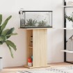 Soporte acuario madera ingeniería roble Sonoma 60,5x36x72,5 cm