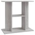 Soporte para acuario madera ingeniería gris Sonoma 60x30x60