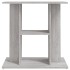 Soporte para acuario madera ingeniería gris Sonoma 60x30x60