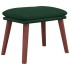 Reposapiés de tela verde oscuro 45x29,5x35