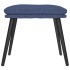 Reposapiés de tela azul 45x29,5x35