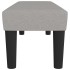 Banco de tela gris claro 100x30x30