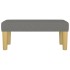 Banco de tela gris oscuro 70x30x30