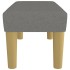 Banco de tela gris oscuro 70x30x30