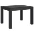 Mesa de jardín PP gris antracita 59x47x40