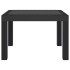 Mesa de jardín PP gris antracita 59x47x40