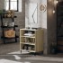 Aparador de madera contrachapada color roble Sonoma 57x35x70