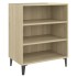 Aparador de madera contrachapada color roble Sonoma 57x35x70