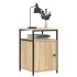 Mesita de noche madera contrachapada roble sonoma 40x42x60