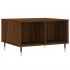 Mesa de centro madera contrachapada marrón roble 60x50x36,5