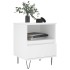 Mesita de noche madera contrachapada blanco 40x35x50
